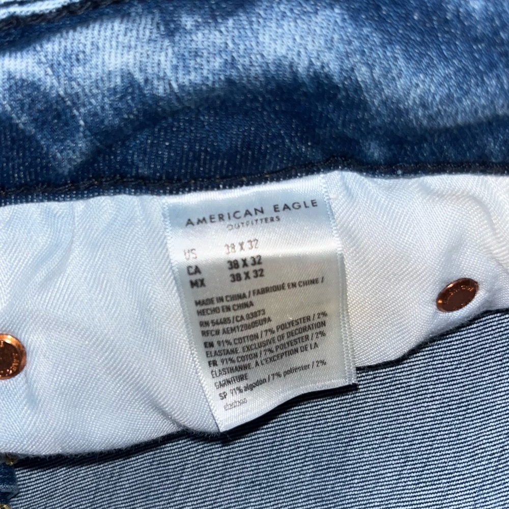 American Eagle Men Jeans Airflex 360 Slim fit size 38/32 - Picture 3 of 5